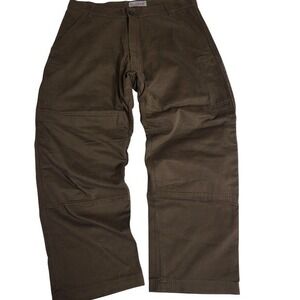 Sliders  Riding Apparel Lined Safety Pants Mens 36x30 Brown Reinforced Workwear